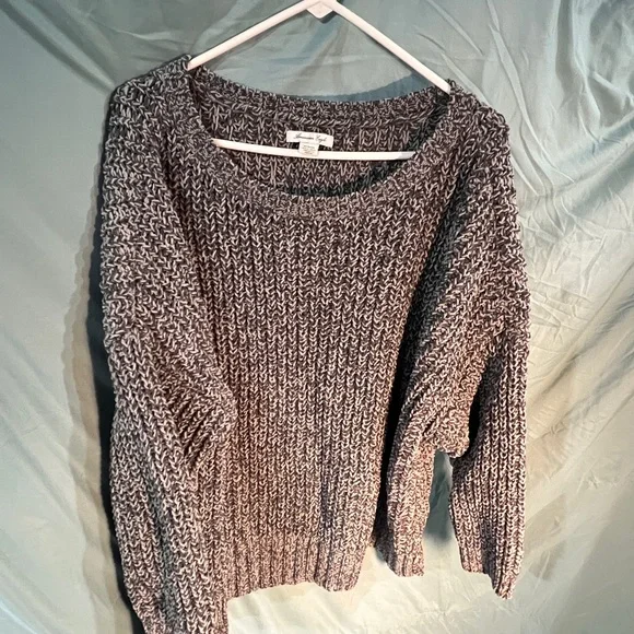 American Eagle Outfitters Gray Knit Sweater - Picture 1 of 3